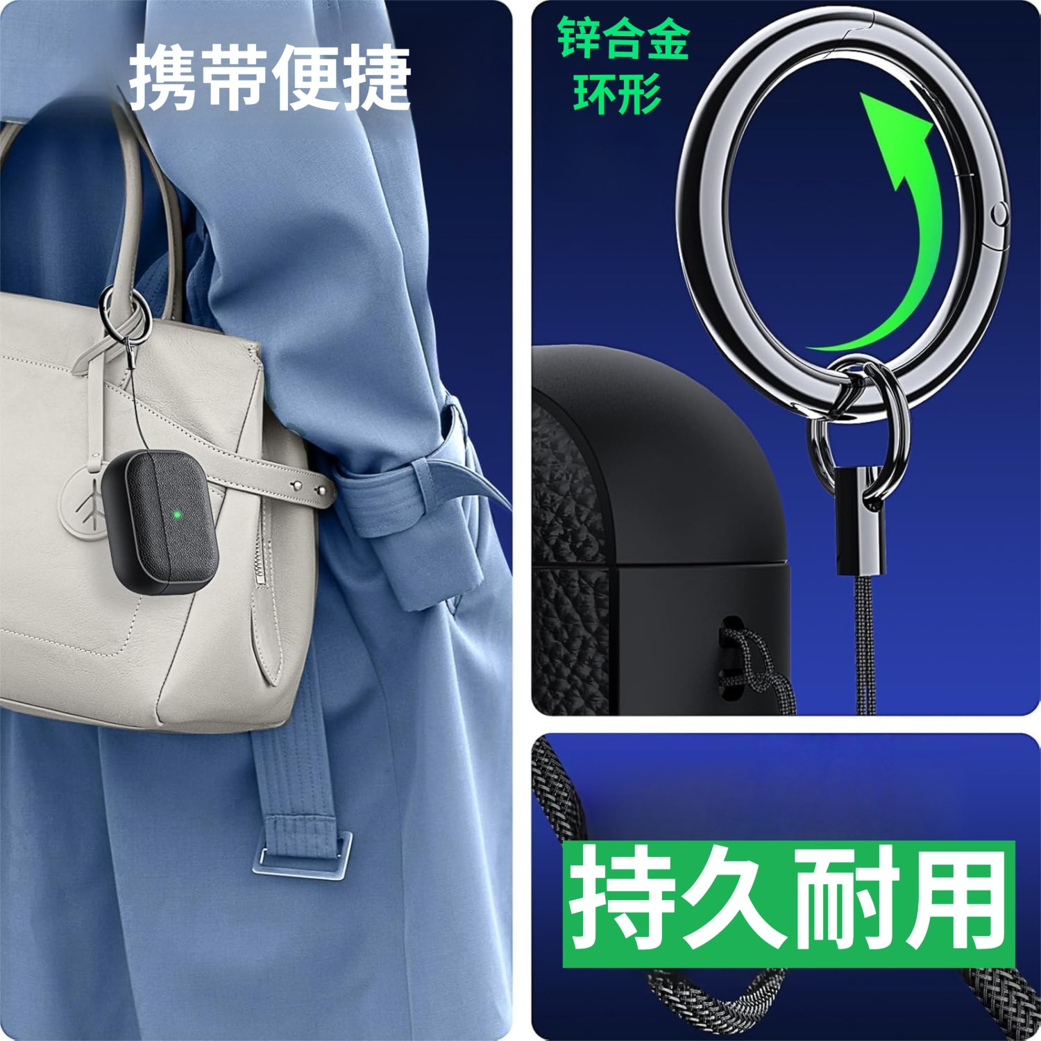 Защитный кожаный чехол Cool kid для Apple AirPods