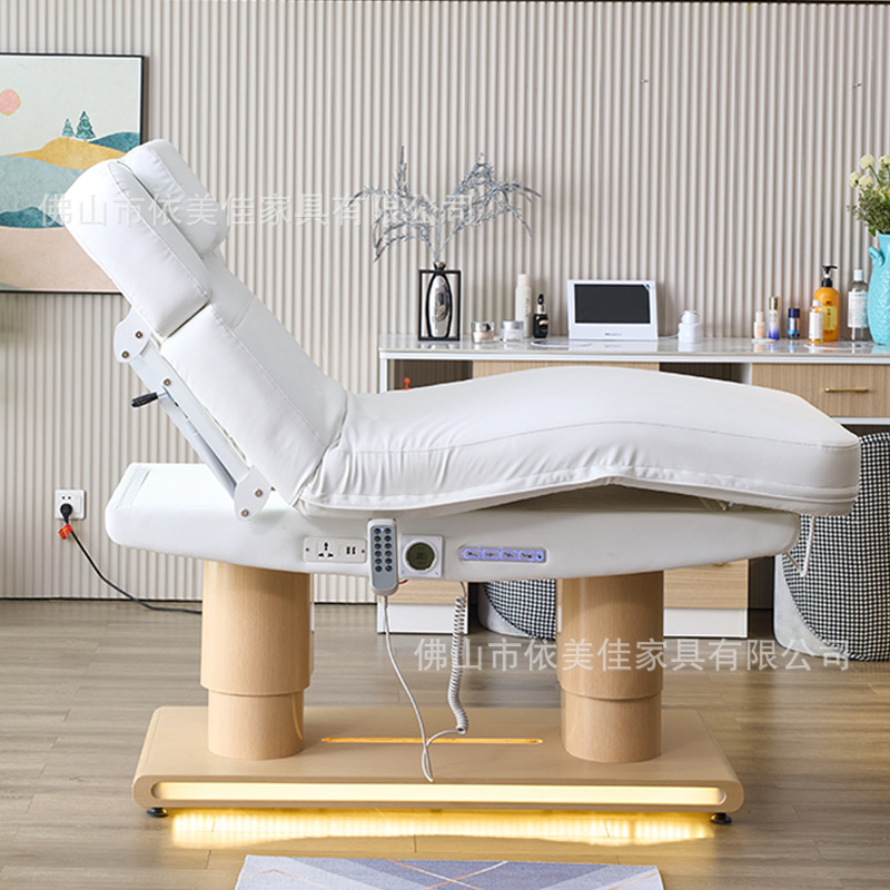 Cama de belleza eléctrica, cama de calefacción, elevación eléctrica, elevación eléctrica, gestión de la piel, cabeza de cama, cama de masaje spa, cama de fisioterapia, cama de micro-reformación