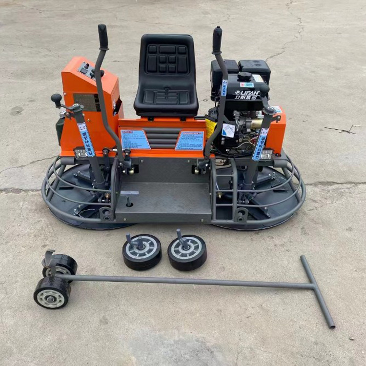 一米座驾式抹光机 混凝土双盘收光机 驾驶型水泥抹光机