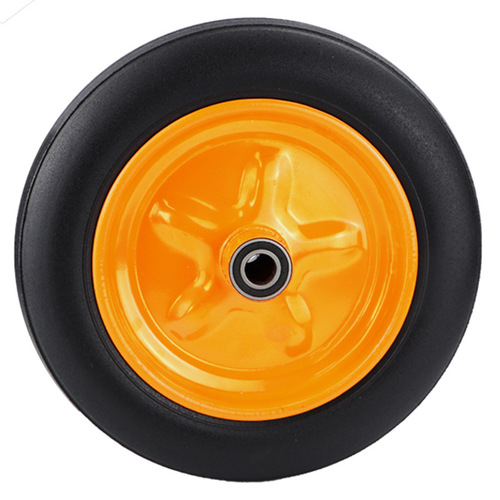 Wholesale 12-inch rubber wheels silent casters 300-8 solid casters dolly hand truck tire small caster