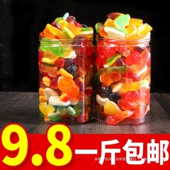 酸糖糖果酸糖橡皮糖零食儿童小熊散装软糖软糖网红水果砂糖