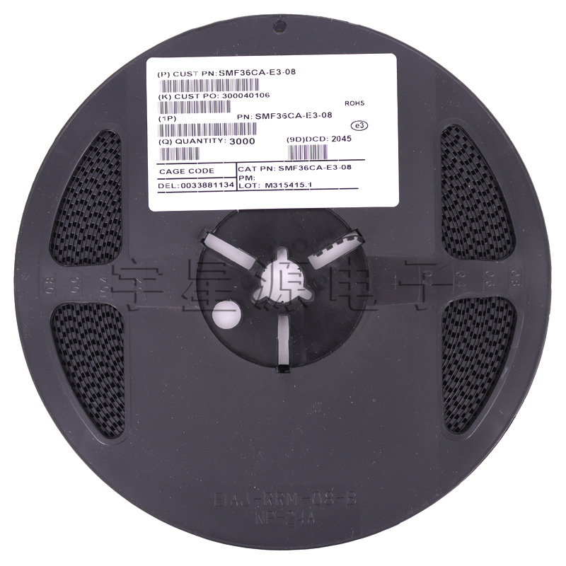 SMF36CA 贴片TVS瞬变抑制二极管 200W 36V SOD-123 双向