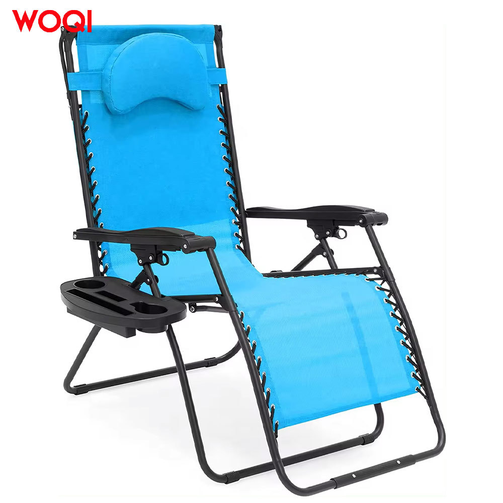 WOQI outdoor camping travel portable sunshade lounge chair garden…