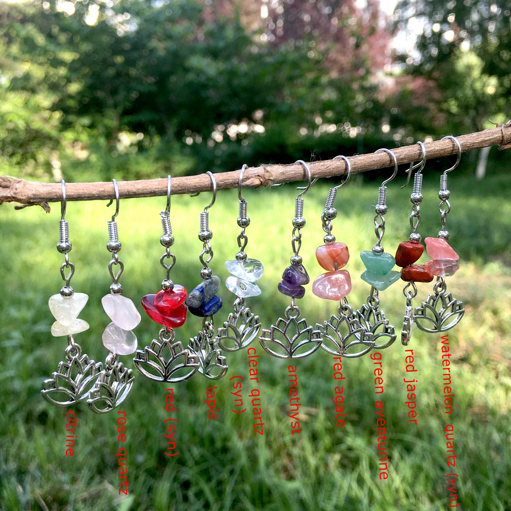 Fashion Irregular Flower Crystal Beaded Hollow Out Drop Earrings 1 Pair