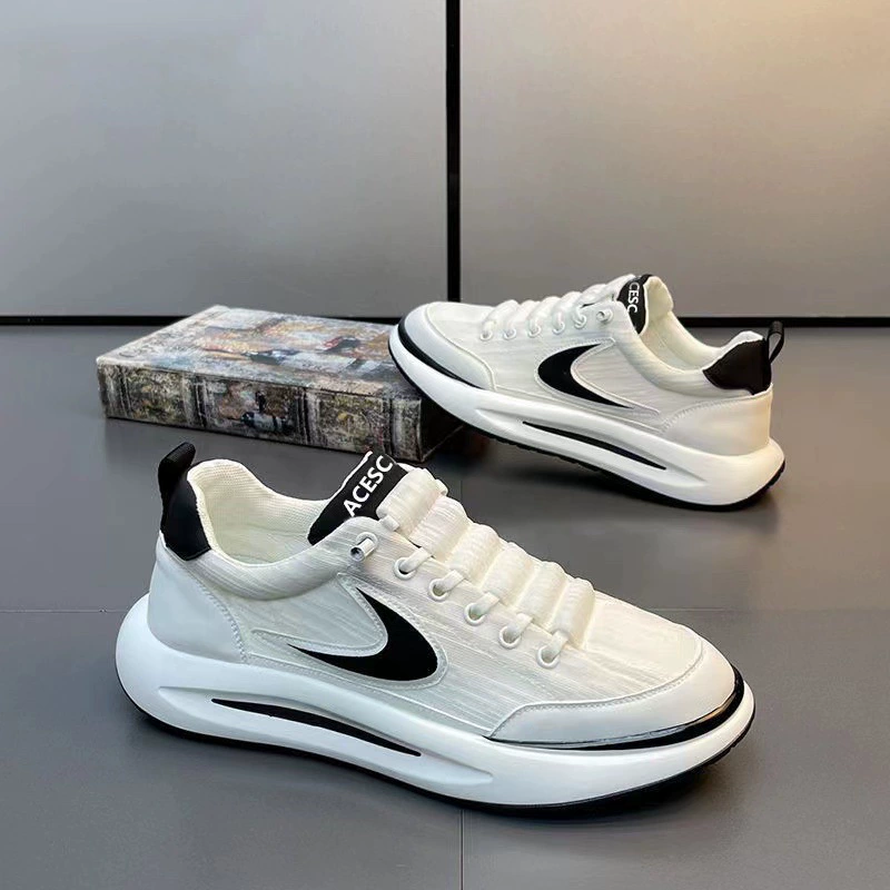 Silk footwear, trend sports shoes platform, Korean style, internet celebrity