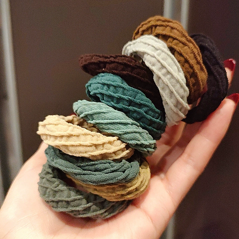 Hair Rope (Base) — Japanese/Korean Simple Elegant Gradient Hair Tie, Soft Lightweight