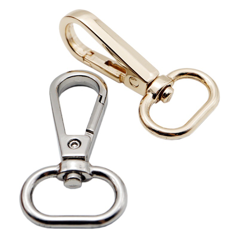 Fabricante en stock accesorios de hardware de equipaje hebilla de perro hebilla de tracción hebilla de placa pequeña hebilla colgante de metal hebilla de gancho llavero image 1