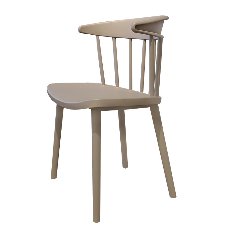 Sillas de plástico modernas nórdicas sillas de restaurante en casa sillas de hotel creativas al aire libre negociaciones en línea sillas huecas rojas ins