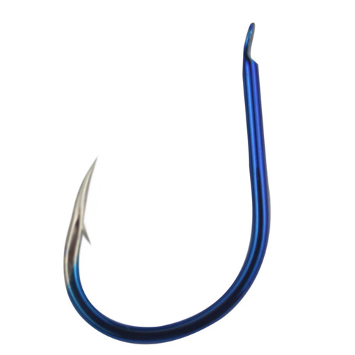 Ghost tooth blue Iseni fish hook with barbs in bulk grass carp, silver carp, bighead carp, silver carp large hook fishing gear supplies fishing hook