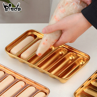 Household Sausage Mold for Golden Crispy Sausages, Commercial Stall Popular Starch Sausage Non-Stick Steaming Tool