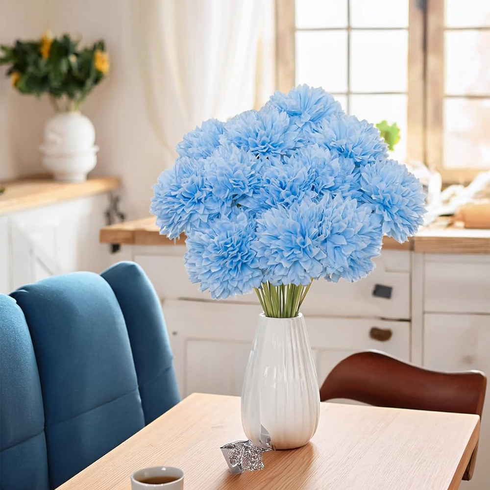 12 flores de simulación de flores de decoración de bodas del auditorio de decoración de cebollas de bola de camino de guía de flores falsas adornos de flores de simulación
