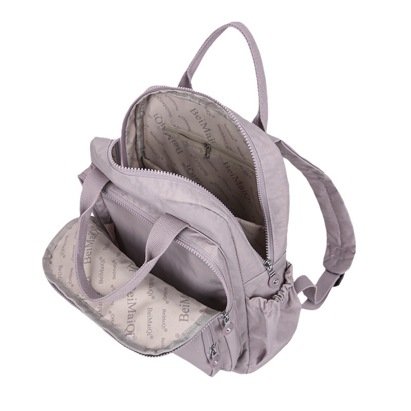 2025 primavera nueva bolsa de mamá mochila de moda mochila de nylon mochila de viaje de gran capacidad mochila multifuncional