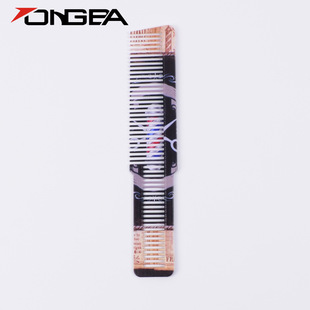 Hair comb vintage printing hair stylist special men's hair scissors flat head oil head comb hair comb Apple comb hair comb