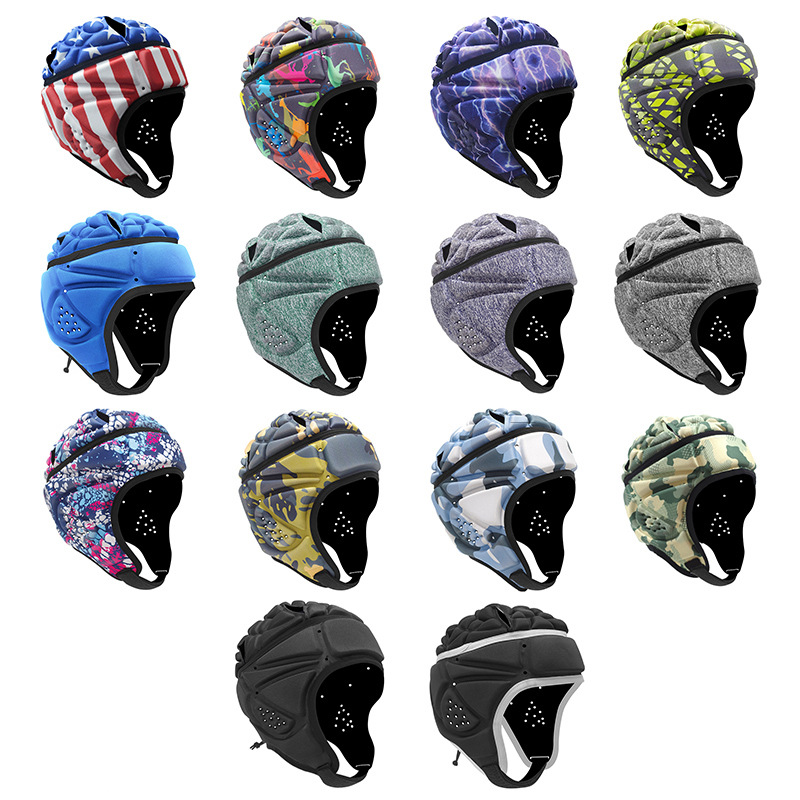 Niños EVA anti-colisión gorra rugby fútbol portero patinaje voleibol esquí casco de equitación deportes cabeza protector