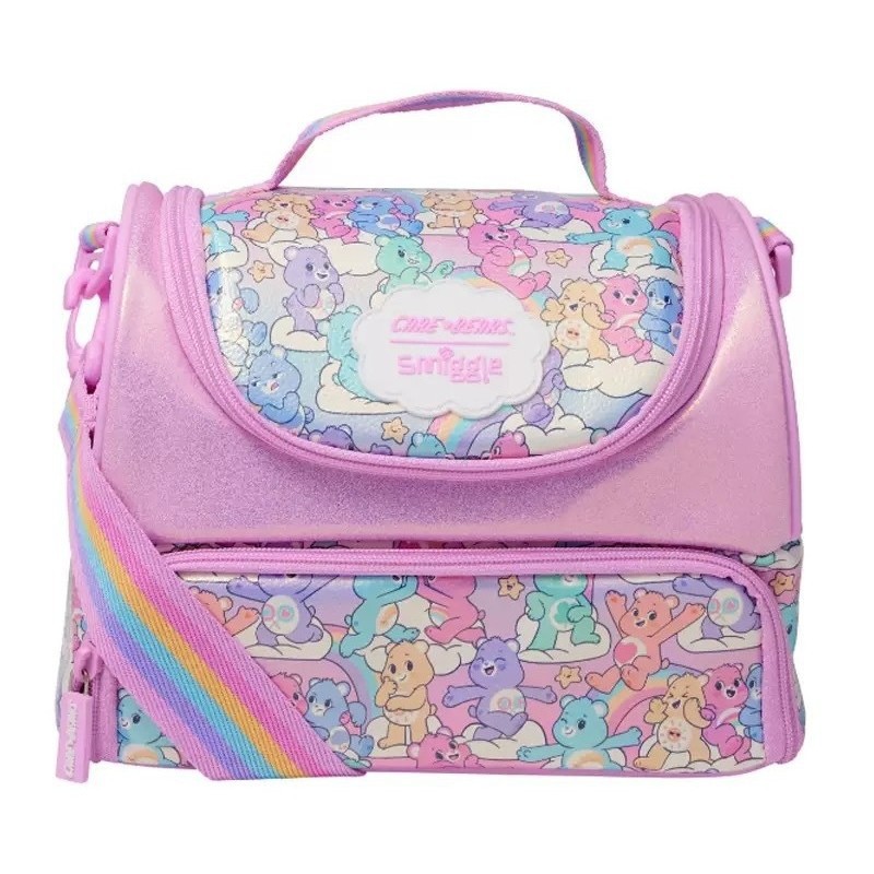 Australia Smiggle paquete de comidas de doble capa para estudiantes de primaria y secundaria paquete de almuerzo para niños paquete de almuerzo para estudiantes bolsa de almacenamiento de paquetes de hielo para el bento