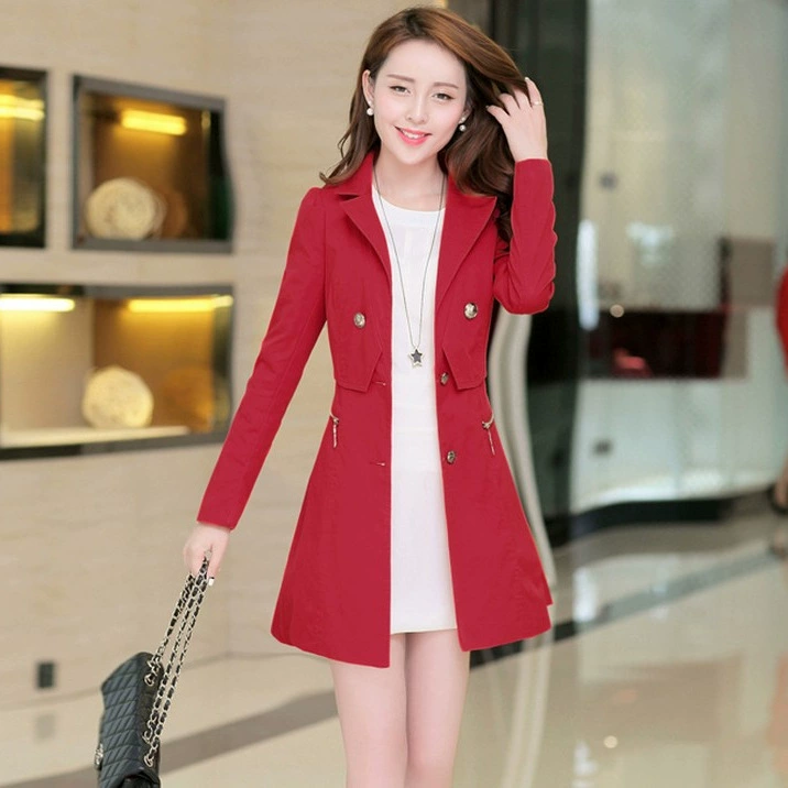 Осенняя куртка, подтяжка, тренчкот, яркий броский фасон, приталенный, облегающий крой