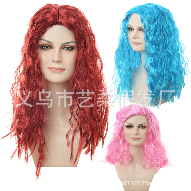 Halloween European and American 2024 Cross-border New Wig Descendants 4 Rise of the Queen of Hearts cosplay Dress Up Wig Halloween European and American 2024 Cross-border New Wig Descendants 4 Rise of the Queen of Hearts cosplay Dress Up Wig