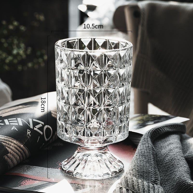 Luz de lujo nórdico hogar Luxor florero flores de aumento de agua Rosa lirio sala de estar escritorio simple decoraciones florero