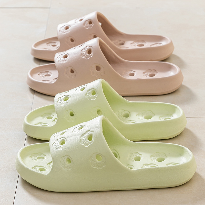 Sandals and slippers eva women's summer bathroom leaks, bathing, stepping on excrement, home anti-skid and non-stinky feet, home indoor men