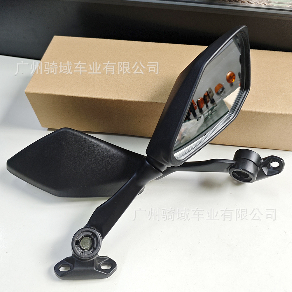 New Kawasaki Motorcycle Accessories Third-Generation Folding Reflective Mini Ninja Rearview Mirror Racing Car Modification Wholesale