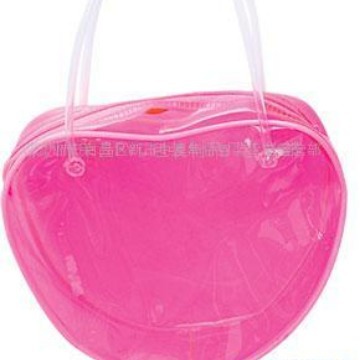 PVC胶袋软胶袋手挽袋透明手提袋拉链袋日用品收纳袋胶骨袋购物袋