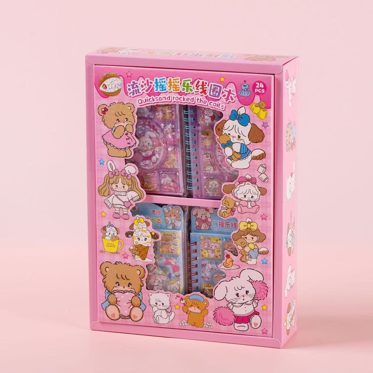 Libro de bobina Sanrio de alto valor Culomi Liusha Shaw Music Bloc de notas Cuaderno de estudiante Diario portátil