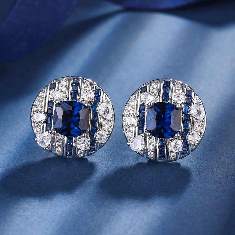 Pendientes de zafiro