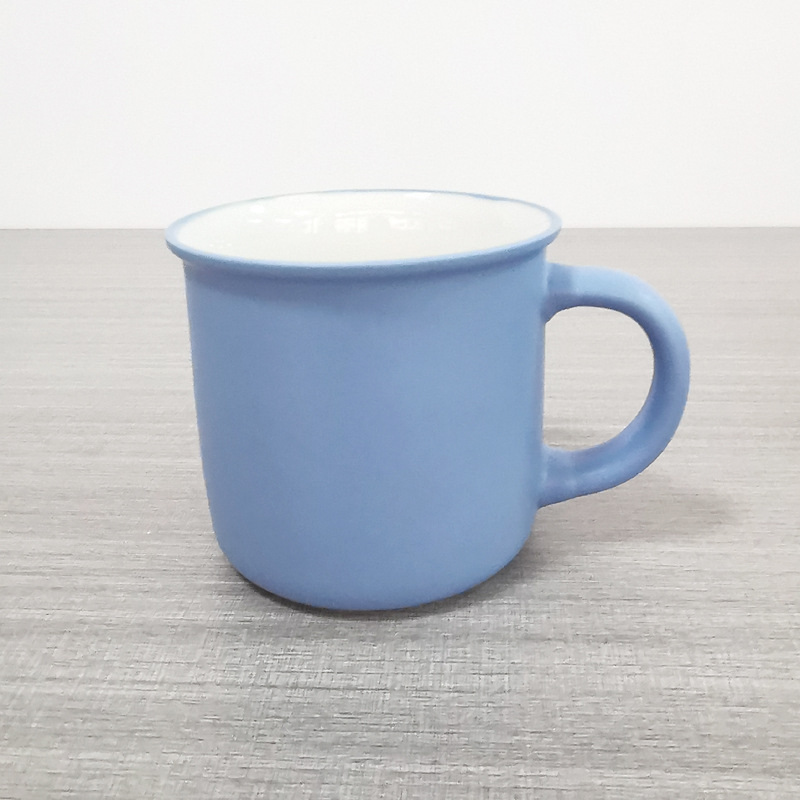 Taza de agua de procesamiento de lotes pequeños tazas de cerámica LOGO taza de agua taza de marca blanca taza de cerámica taza de café