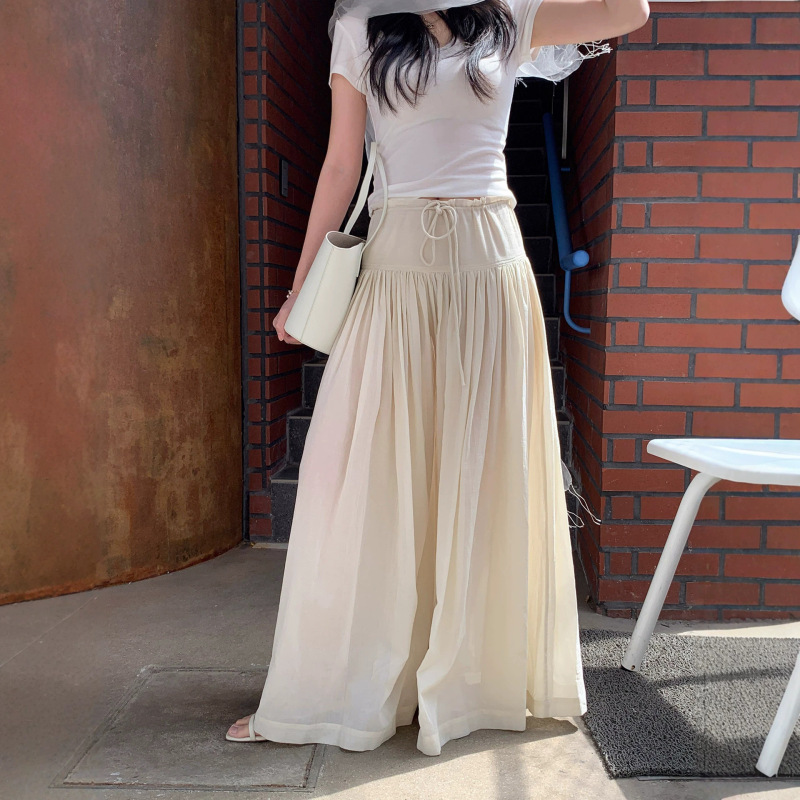 Elegant Aesthetics, Super Comfortable~ Flowing, Thin, Loose-Fitting, Slimming, Relaxed Wide-Leg Straight Pants for Women, New Summer 2026 Model