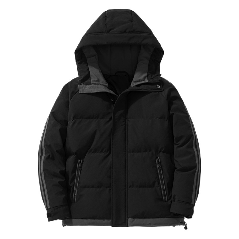 Abrigo de hombre Otoño e Invierno 2024 nuevo Abrigo acolchado de algodón para hombre Chaqueta corta acolchada de algodón de moda coreana engrosada abrigo cálido de algodón acolchado para hombre