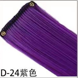 Pelucas de cabello de dama, pieza de seda a alta temperatura