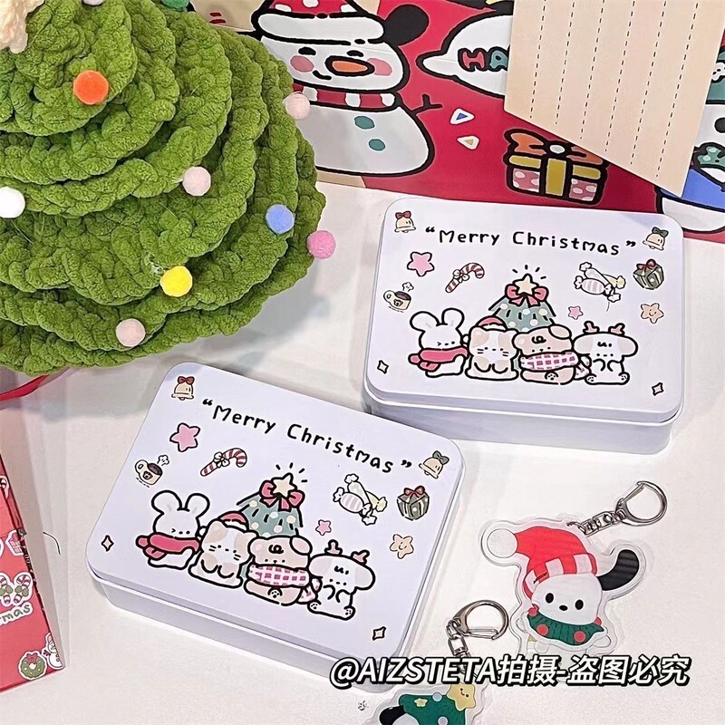 New Happy Puppy Desktop Storage Box Room Sundries Organizing Box High-Looking Jewelry Earring Box Home Iron Box