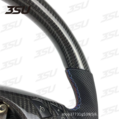 Steering wheel, Leather Carbon Fiber Steering Wheel