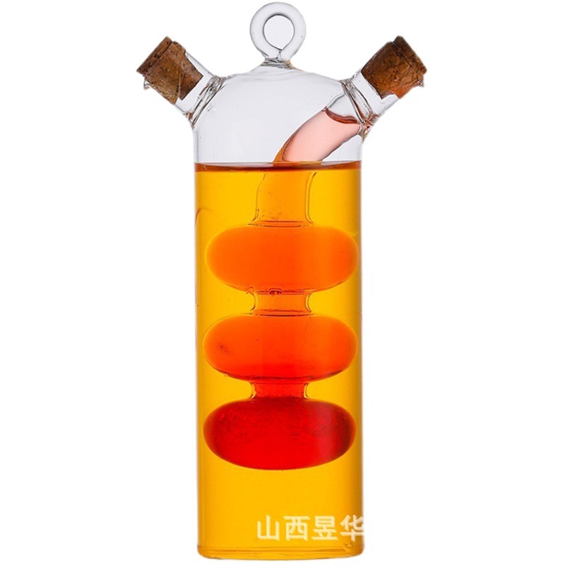 Creativo Pato Mandarín cóctel taza Internet celebridad doble tubo de vidrio cóctel taza KTV bar agua taza bebida taza pareja taza