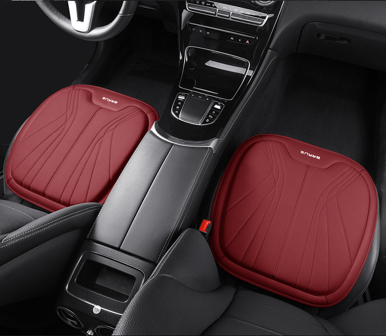 Car Seat Cushion Three-Piece Set, Butt Pad, Seat Cushion, Universal Cushion for All Seasons, Air Fiber Seat Cushion, Technical Cloth