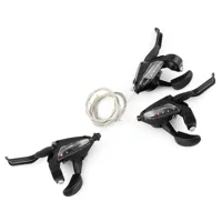 SHIMANO, лицензированный бренд EF500, 7-скоростной 8-скоростной велосипедный регулятор скорости ручки тормоза с пальцами, 21-скоростной 24-скоростной
