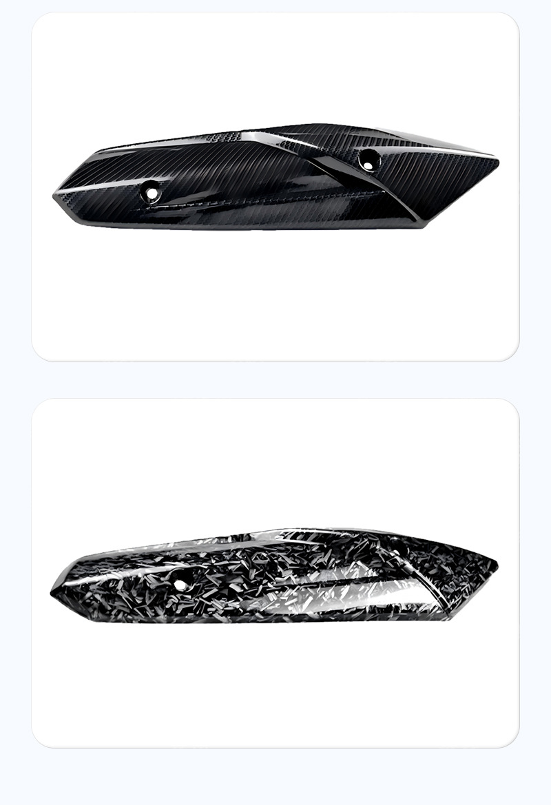 Motorcycle modification accessories, exhaust pipe heat shield, suitable for street bikes, scooters, sports bikes, and off-road vehicles