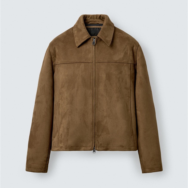 TAOP & ZA principios de primavera nueva chaqueta de textura de terro para hombres chaqueta de moda americana 8281350