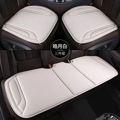 Seat cushion, seat cover — pad, seaweed fiber breathable - snow-mountain-white-seaweed-three-piece-set