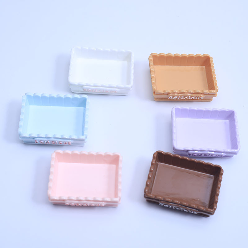 小さな鼻ピンチプレートフェンス型植木鉢 diy クリーム接着剤樹脂アクセサリードールハウス装飾品冷蔵庫マグネット
