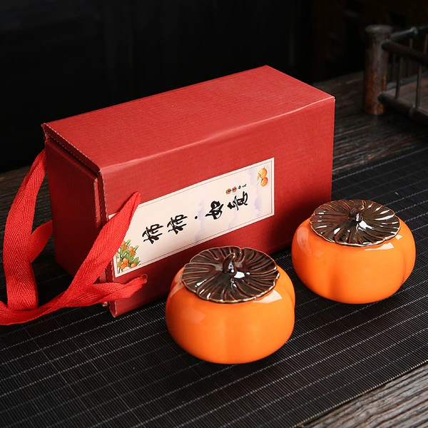 Persimmon can -2 of the red environmental protection gift boxes