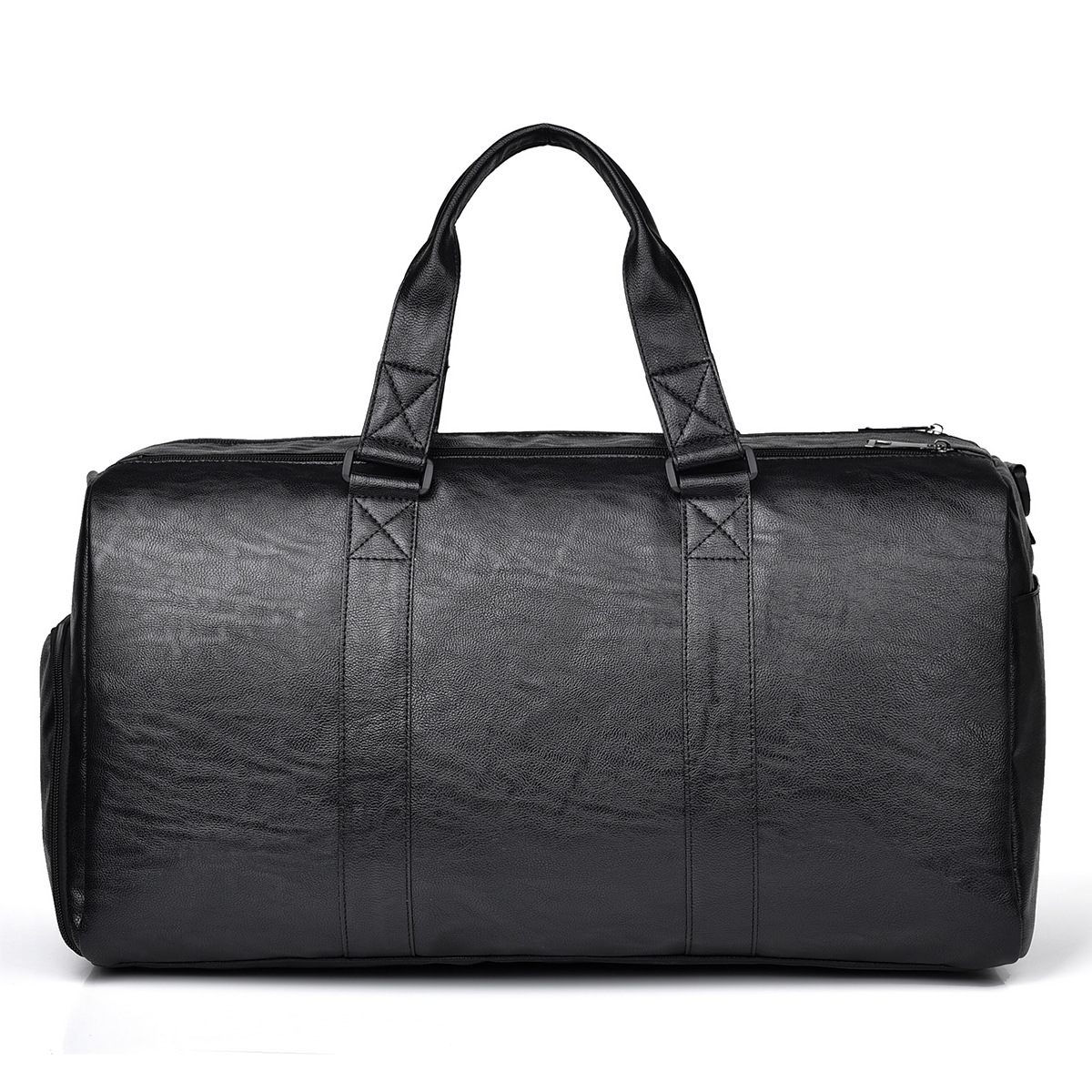 Feisha Bolso de viaje de cuero para hombre europeo y americano transfronterizo Bolso retro Bolso de yoga de fitness de mensajero de un solo hombro de gran capacidad