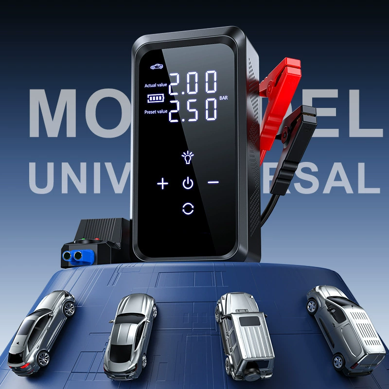 Трансграничный двухэкранный автомобиль аварийного запуска питания надувной насос