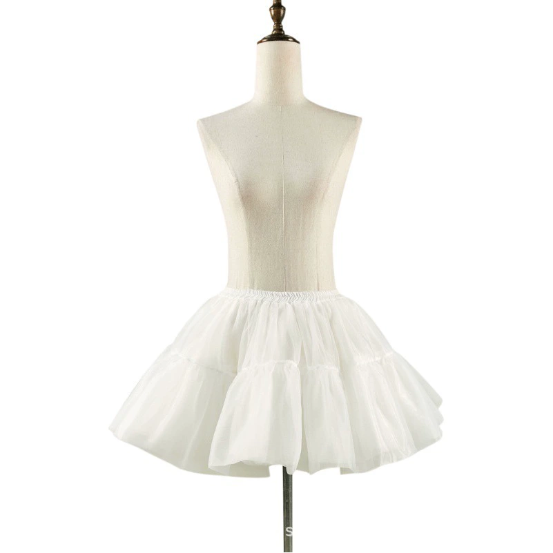 Pinch Lolita Шестислойная юбка с коротким ремешком 35 см для собак Насилая мягкая вуаль без костей Pinch COS Lolita Petticoat