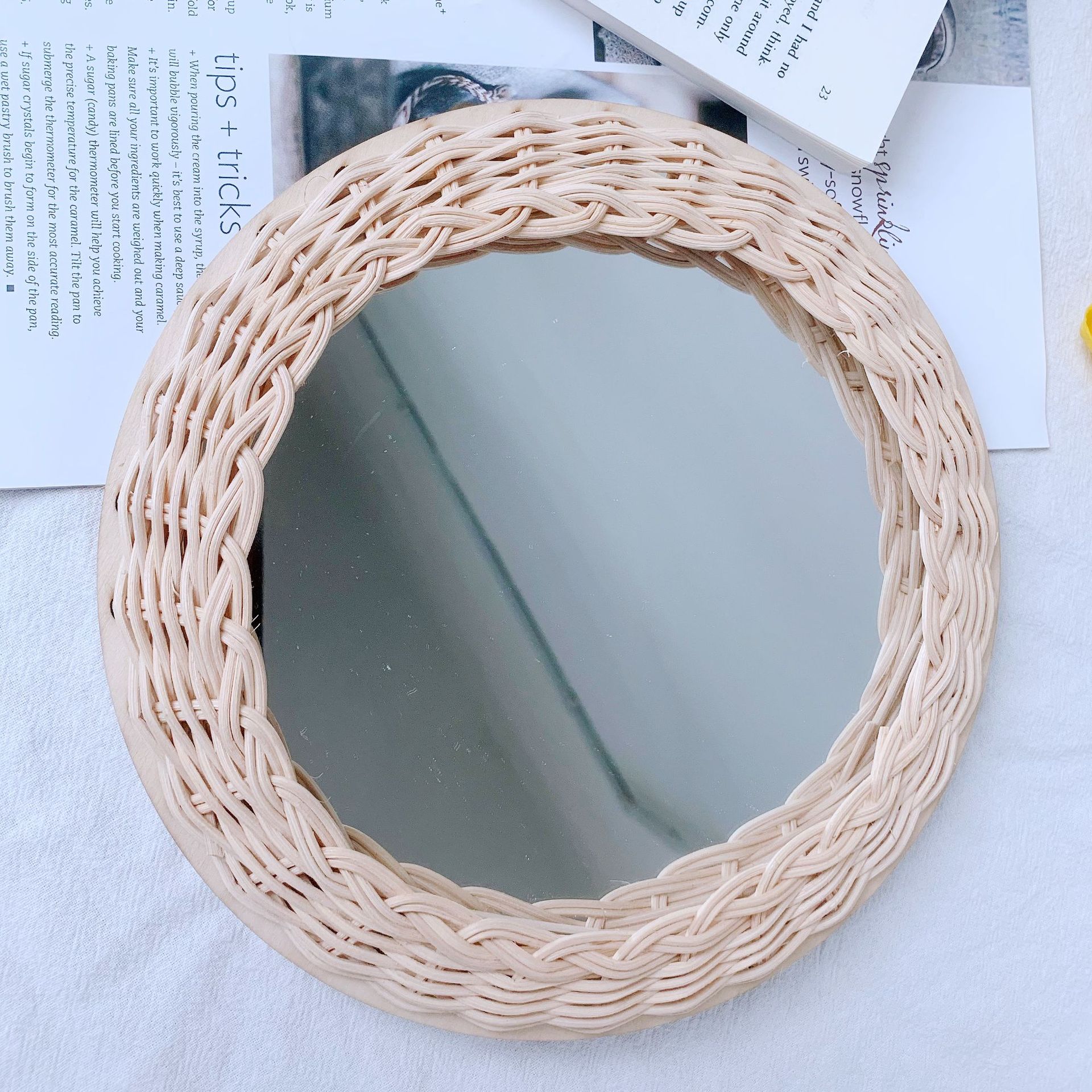 대형 원형 거울