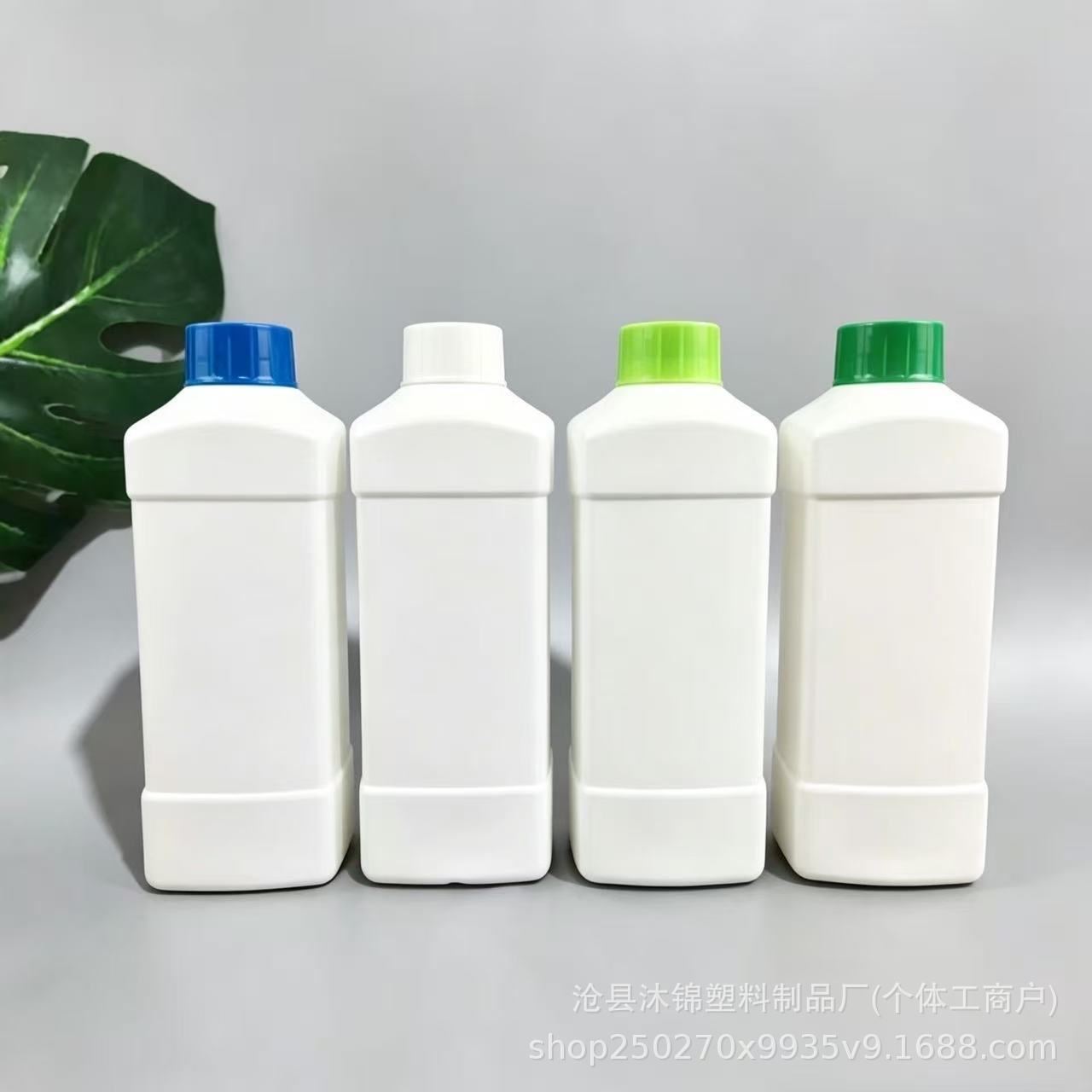 现货塑料瓶1升安利洗衣液宠物清洁剂农药化工pe瓶子喷壶
