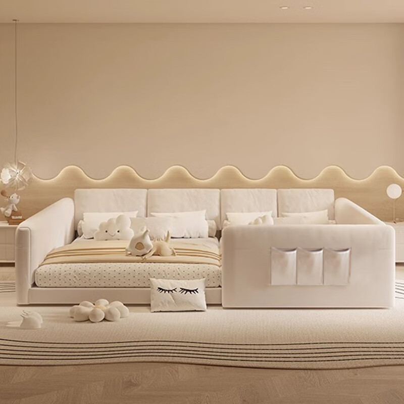 Children's Bed for Boys and Girls, Parent-Child Bed, Family of Four, Large Bed, Extra Large Double Bed, Three-Person Bed, Elephant Ears Main Children's Bed for Boys and Girls, Parent-Child Bed, Family of Four, Large Bed, Extra Large Double Bed, Three-Person Bed, Elephant Ears Main