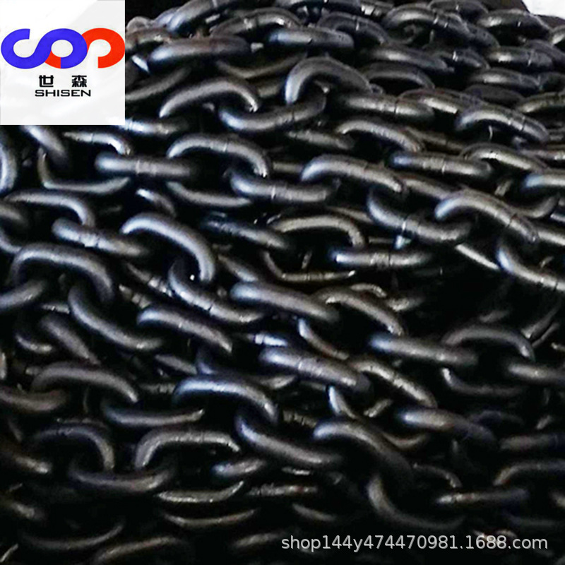 提升机链条传送带链条辊子链轮用圆环链条8 10 1 14mm20Mn2链条