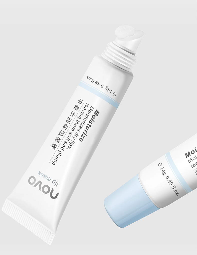 NOVO Plump and Hydrating Lip Mask Moisturizes, hydrates, reduces lip lines, prevents dryness and cracking, and removes dead skin for lip care undefined