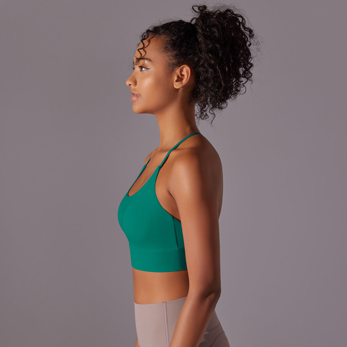 140g Weight Sleeveless Sleeve Length Nylon Fabric Type Short Top Length Halter Crisscross Tank Tops Type Fitness, Yoga, Sports Occasion Halter Neck Neckline Solid Color Pattern Sports Style Sports Solid Color Nylon Halter Neck Active Tops Halter Crisscross Tank 44